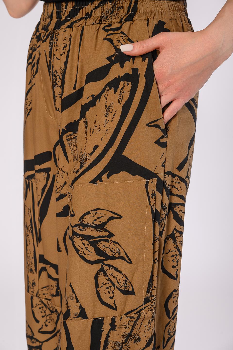 Брюки Icona с цветочным принтом