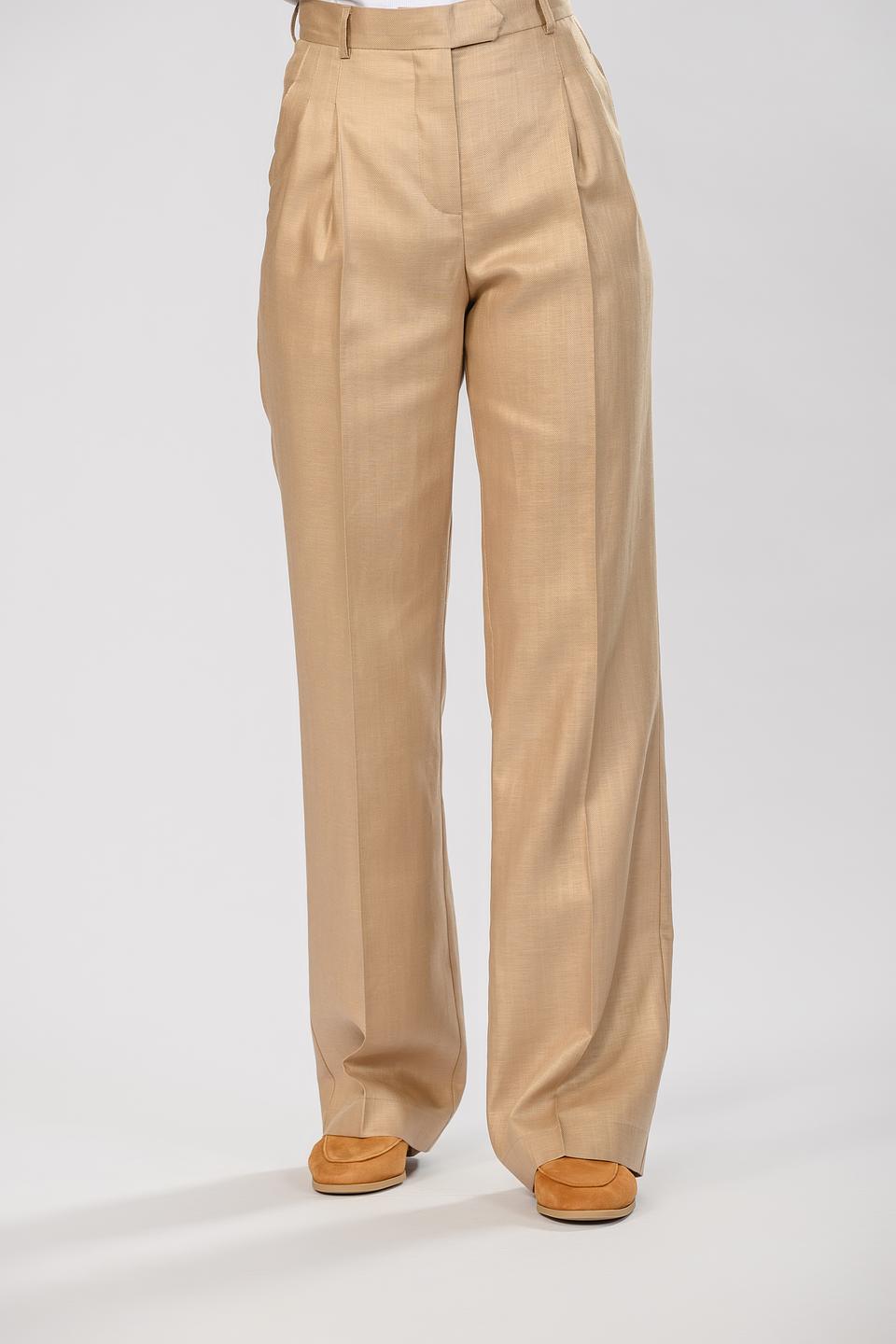 Брюки Seven Lab палаццо бежевые