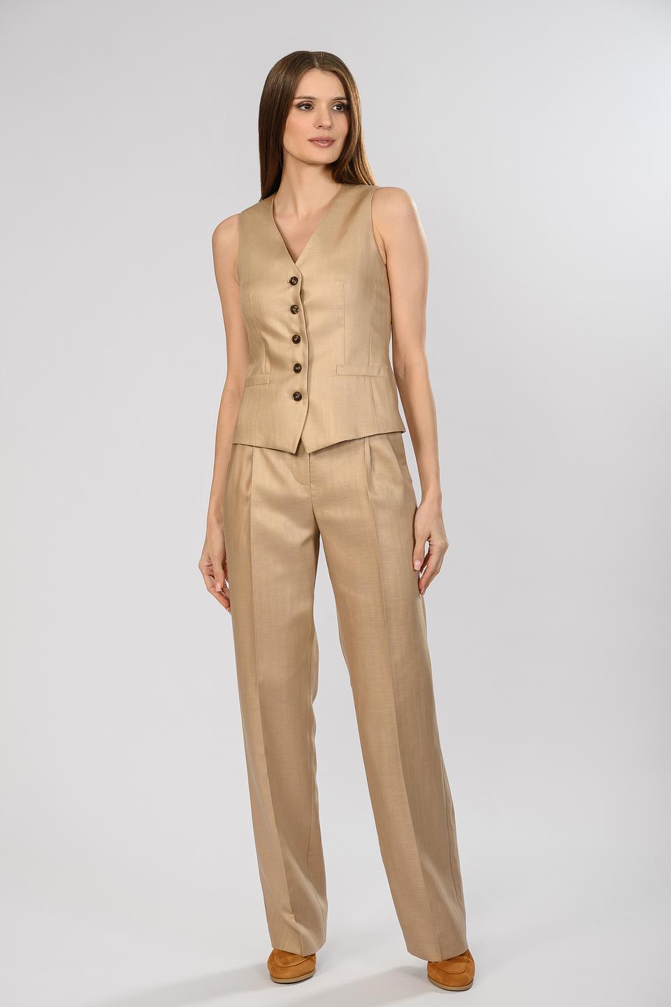 Брюки Seven Lab палаццо бежевые