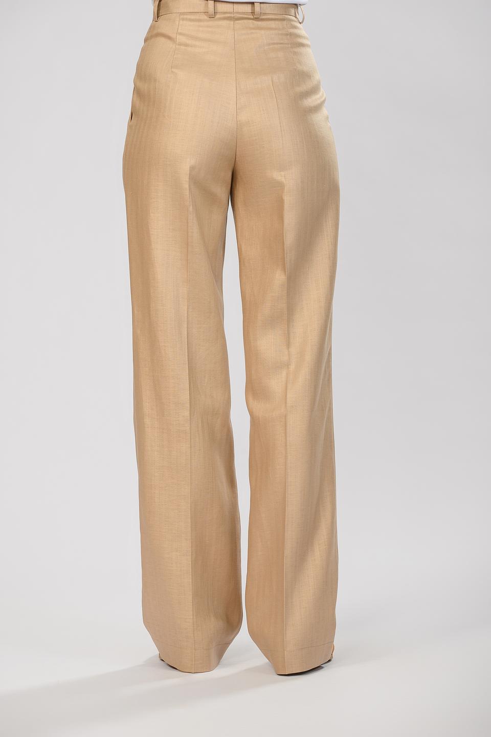 Брюки Seven Lab палаццо бежевые