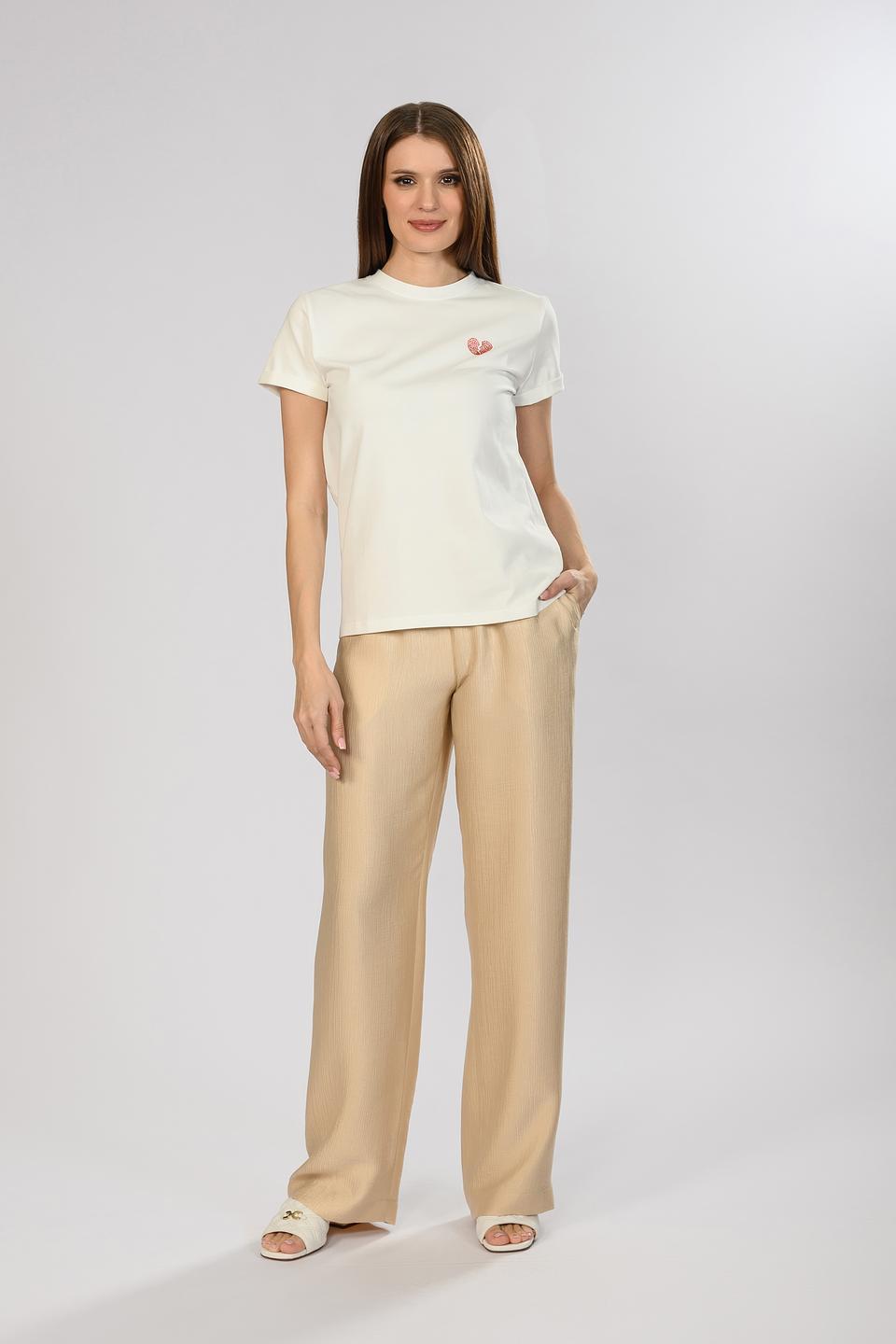 Брюки Seven Lab палаццо бежевые