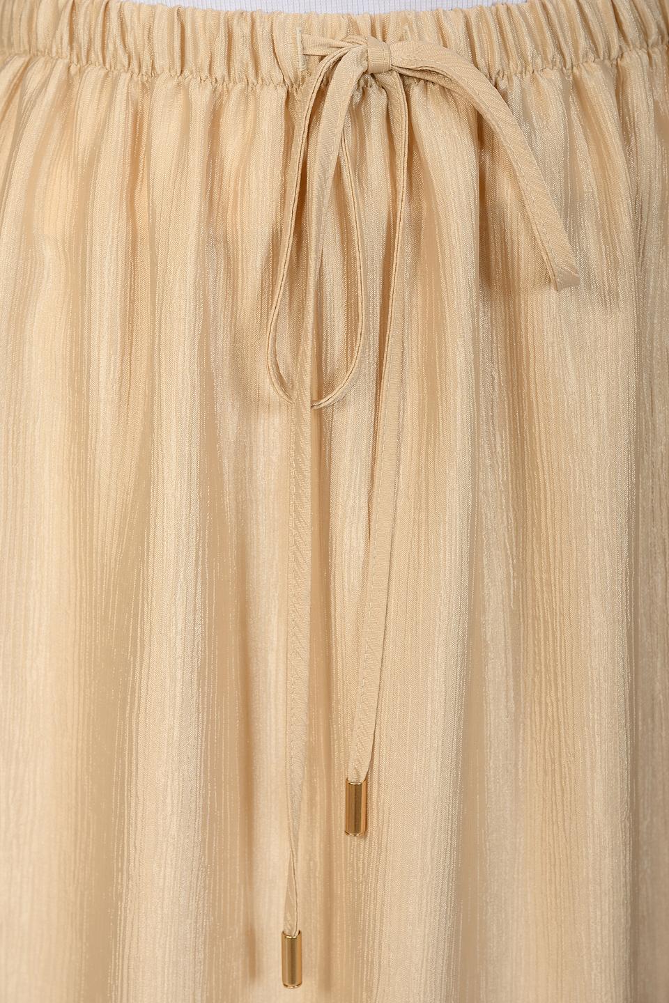 Юбка Seven Lab жен. с завязками бежевая