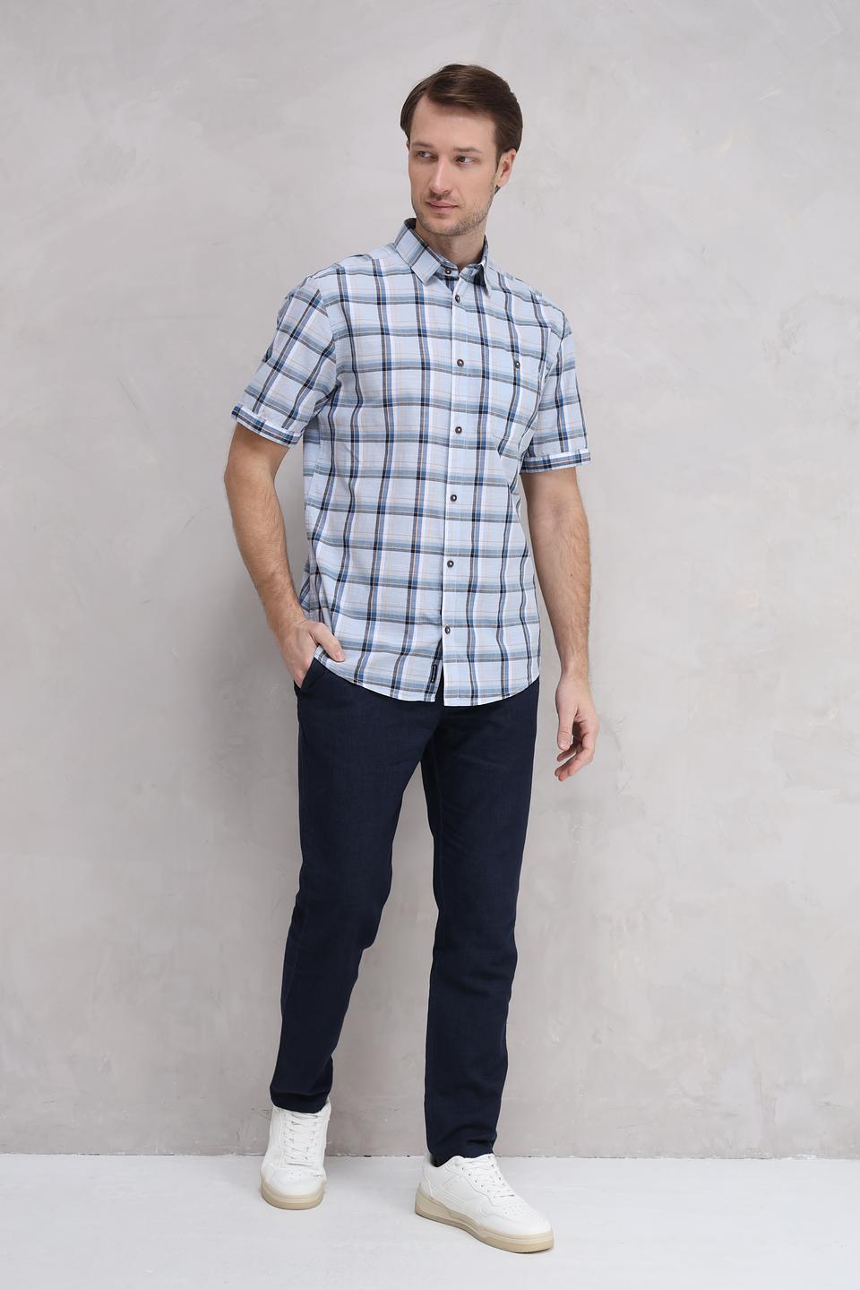 Рубашка кр-рукав Tom Tailor в клетку