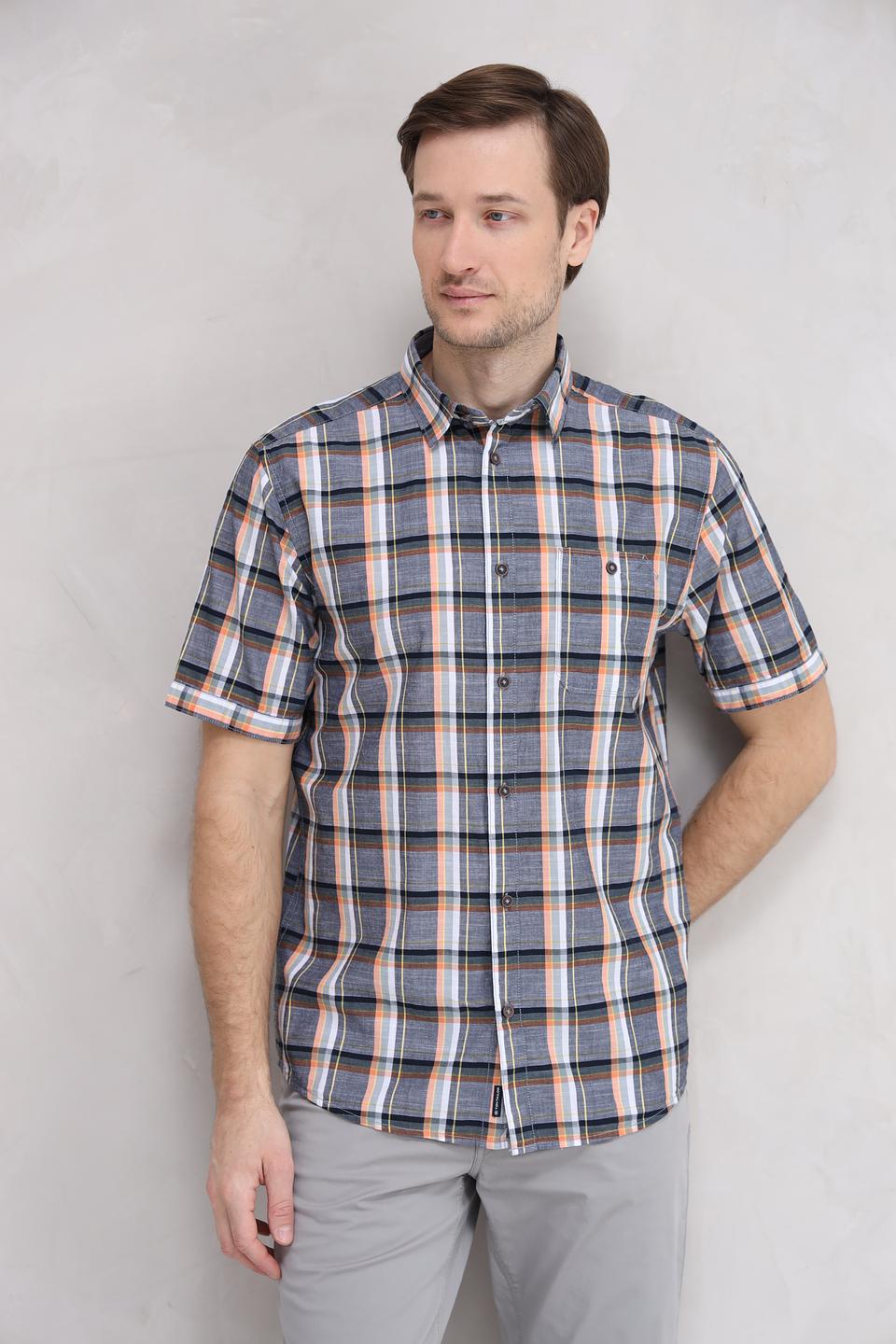 Рубашка кр Tom Tailor в клетку