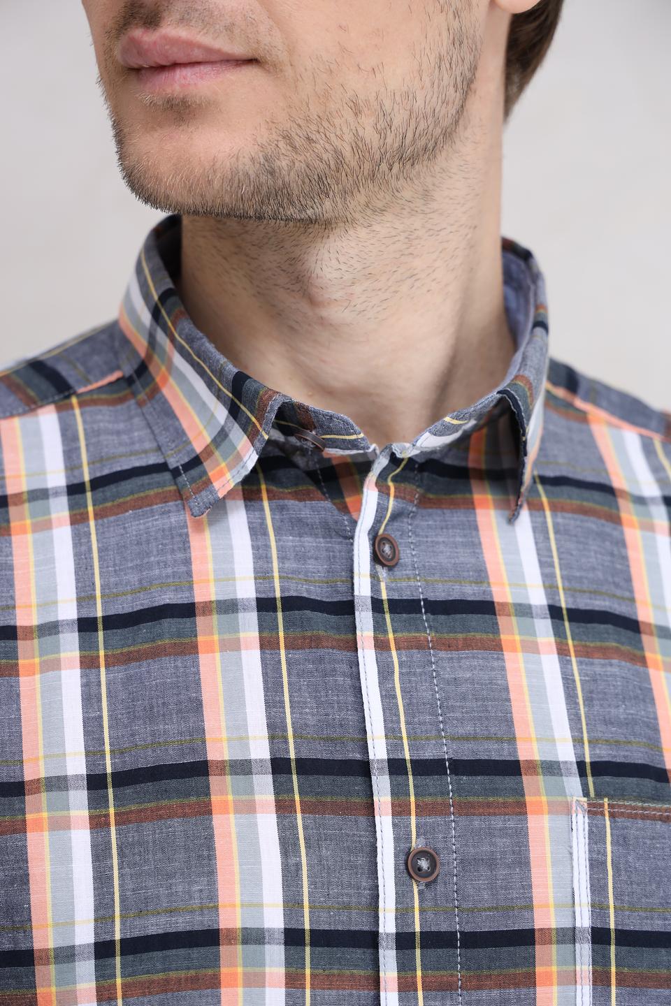 Рубашка кр Tom Tailor в клетку