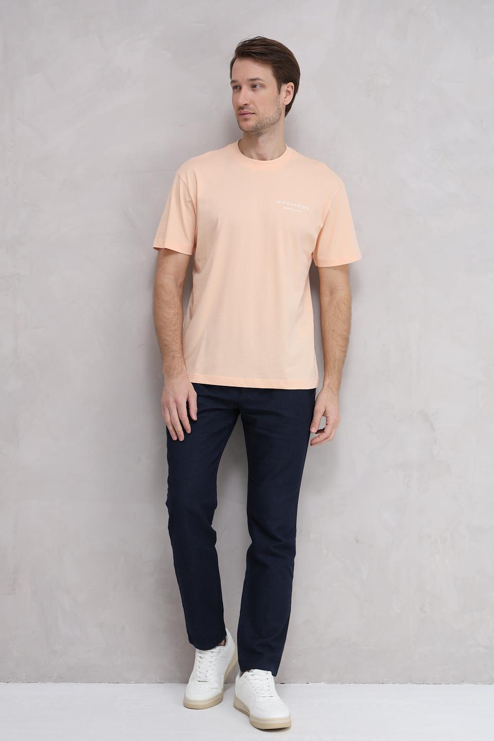 Футболка Tom Tailor denim персиковая