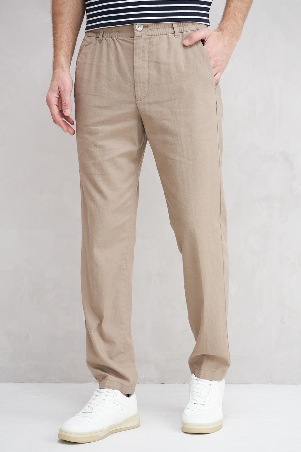 Брюки Tom Tailor denim бежевые