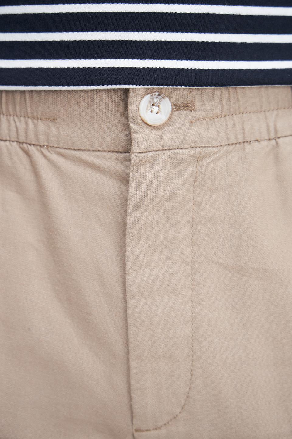 Брюки Tom Tailor denim бежевые