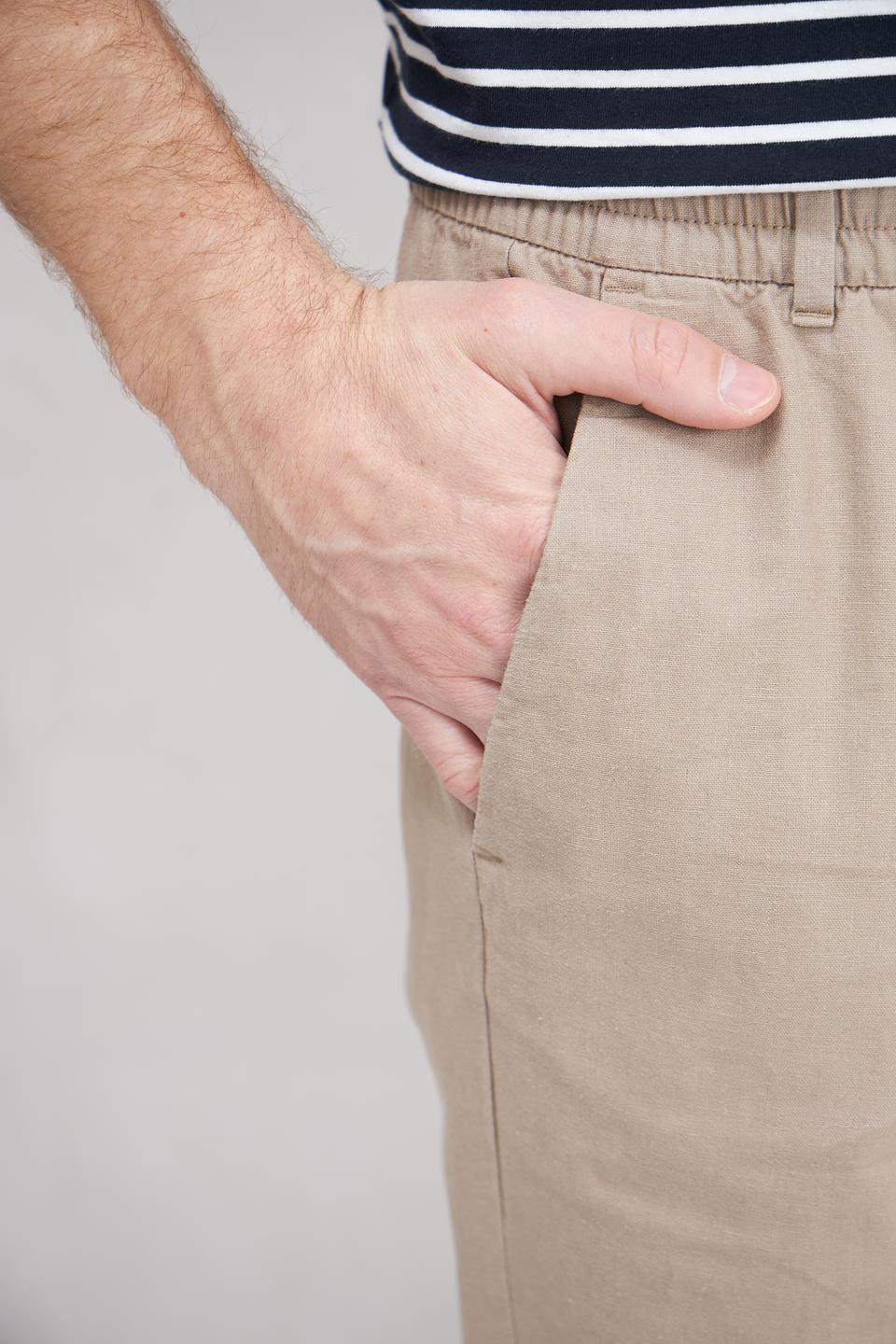 Брюки Tom Tailor denim бежевые