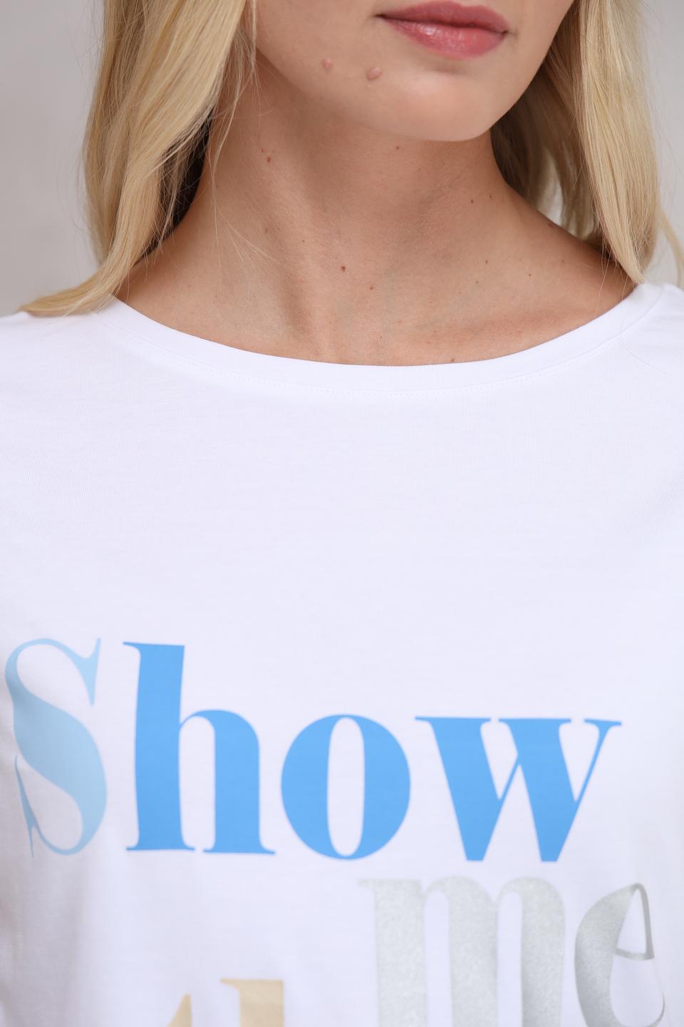 Футболка More and More с принтом "Show the Sea"