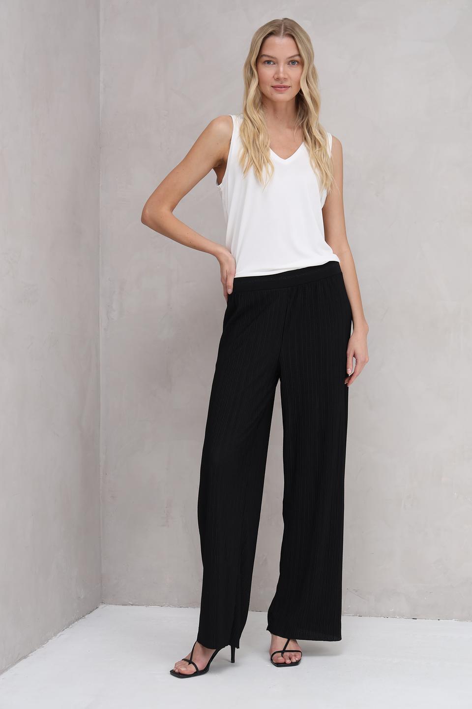 Брюки палаццо MORE and MORE чёрные