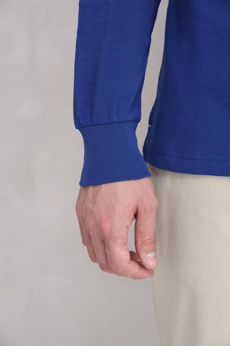 Поло Granchio IL Granchio синее с логотипом