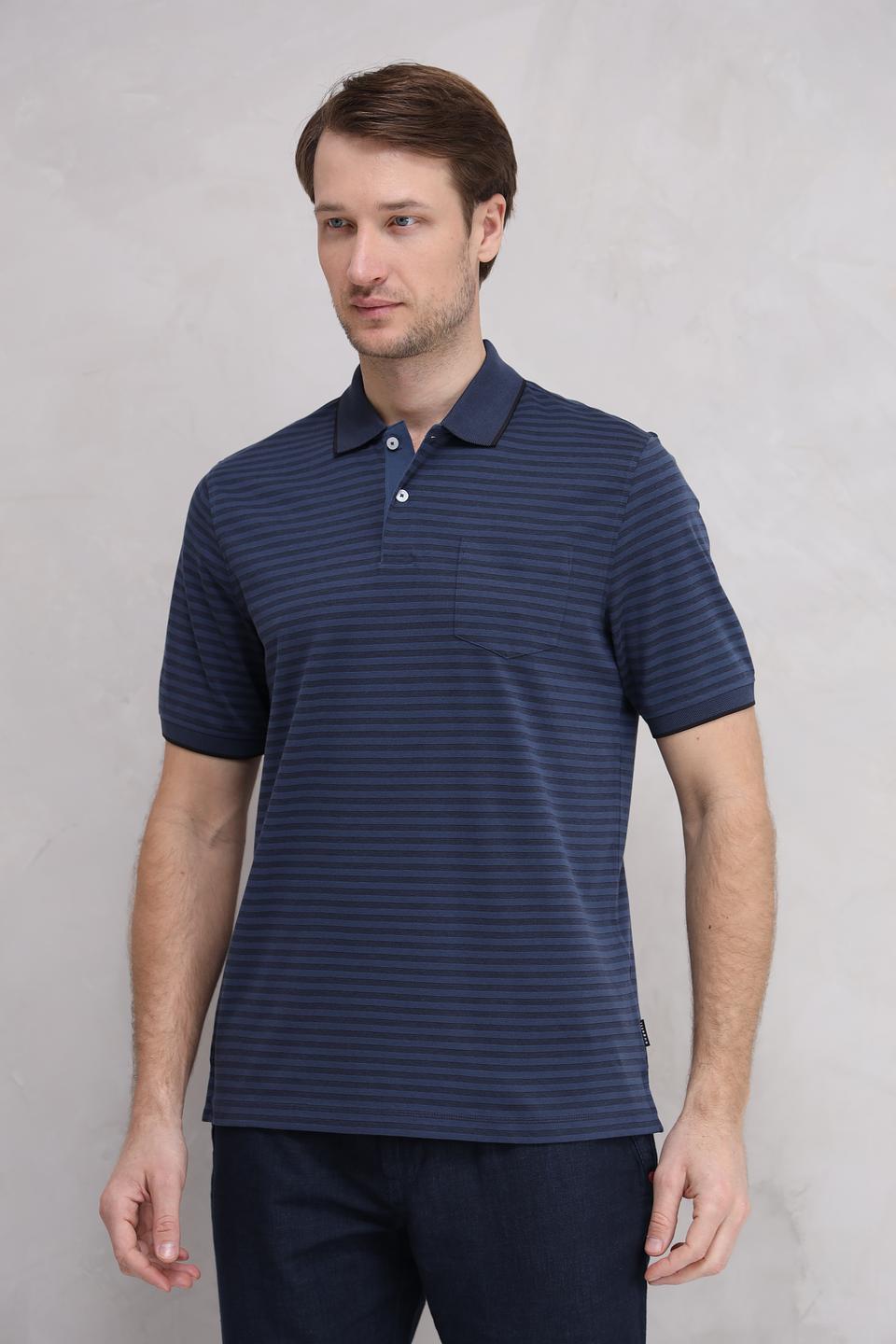 Поло Bugatti в полоску