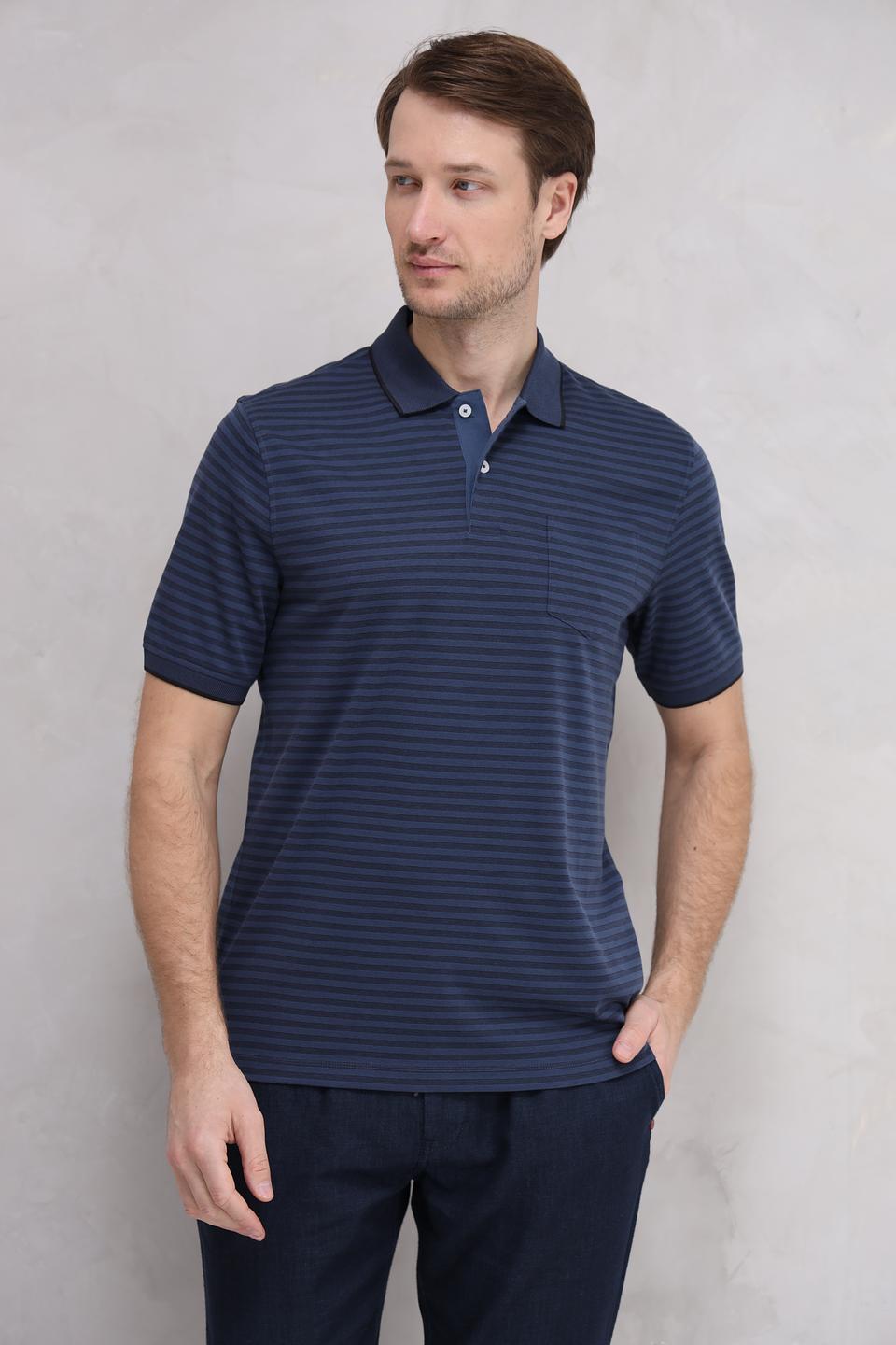 Поло Bugatti в полоску