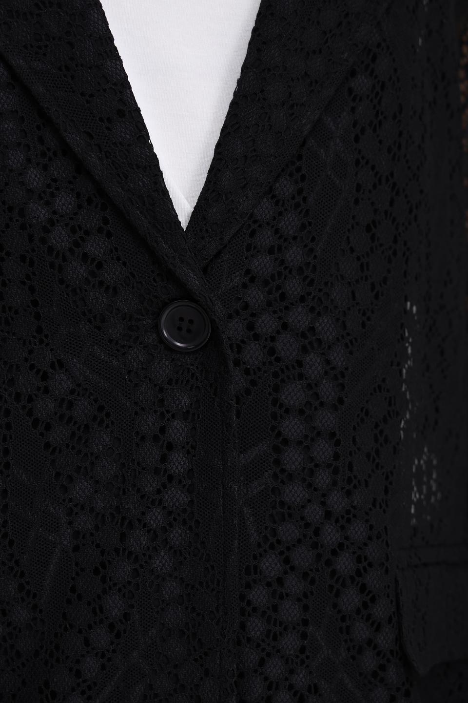 Жакет Marc Aurel чёрный кружевной