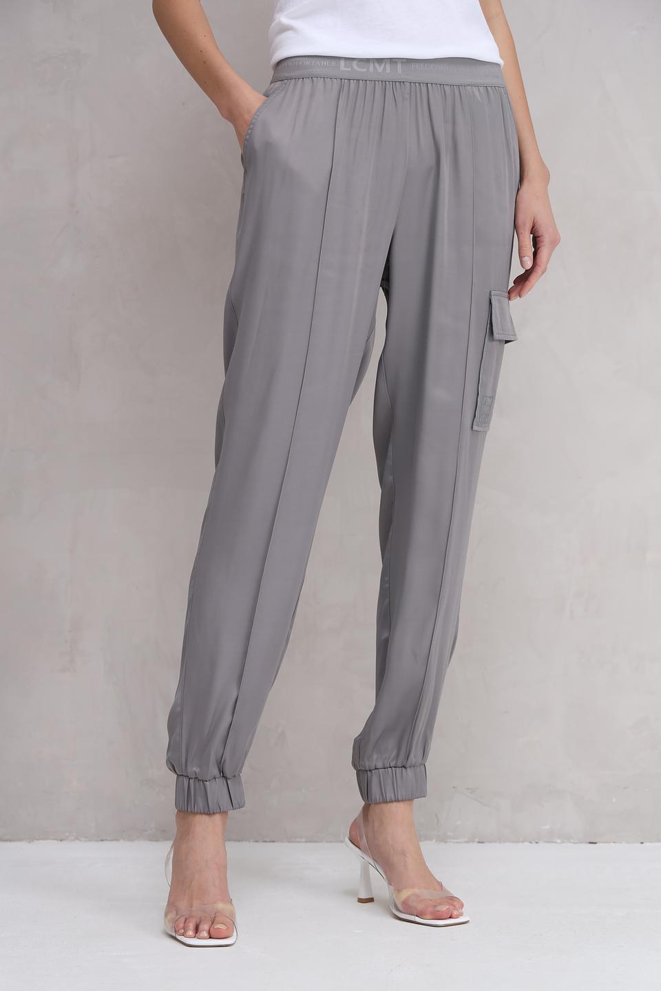 Брюки Lecomte серые с карманами