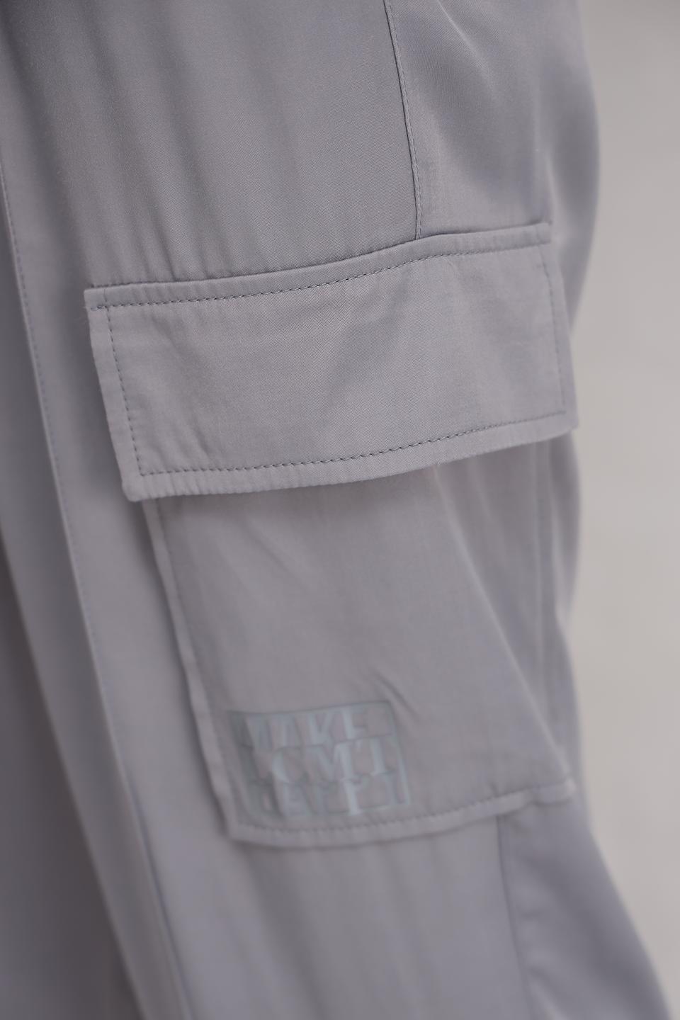 Брюки Lecomte серые с карманами