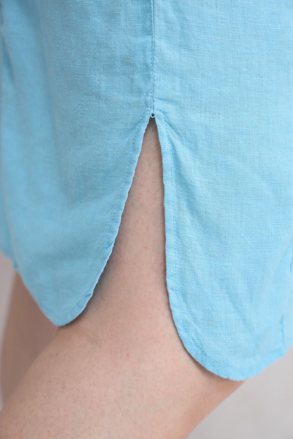 Платье льняное Barbara Lebek голубое