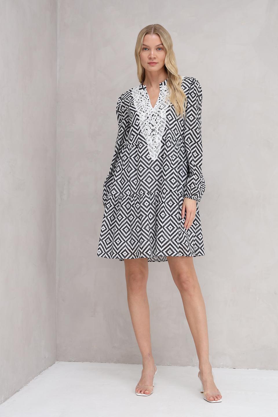 Платье Marc Aurel в ромбик