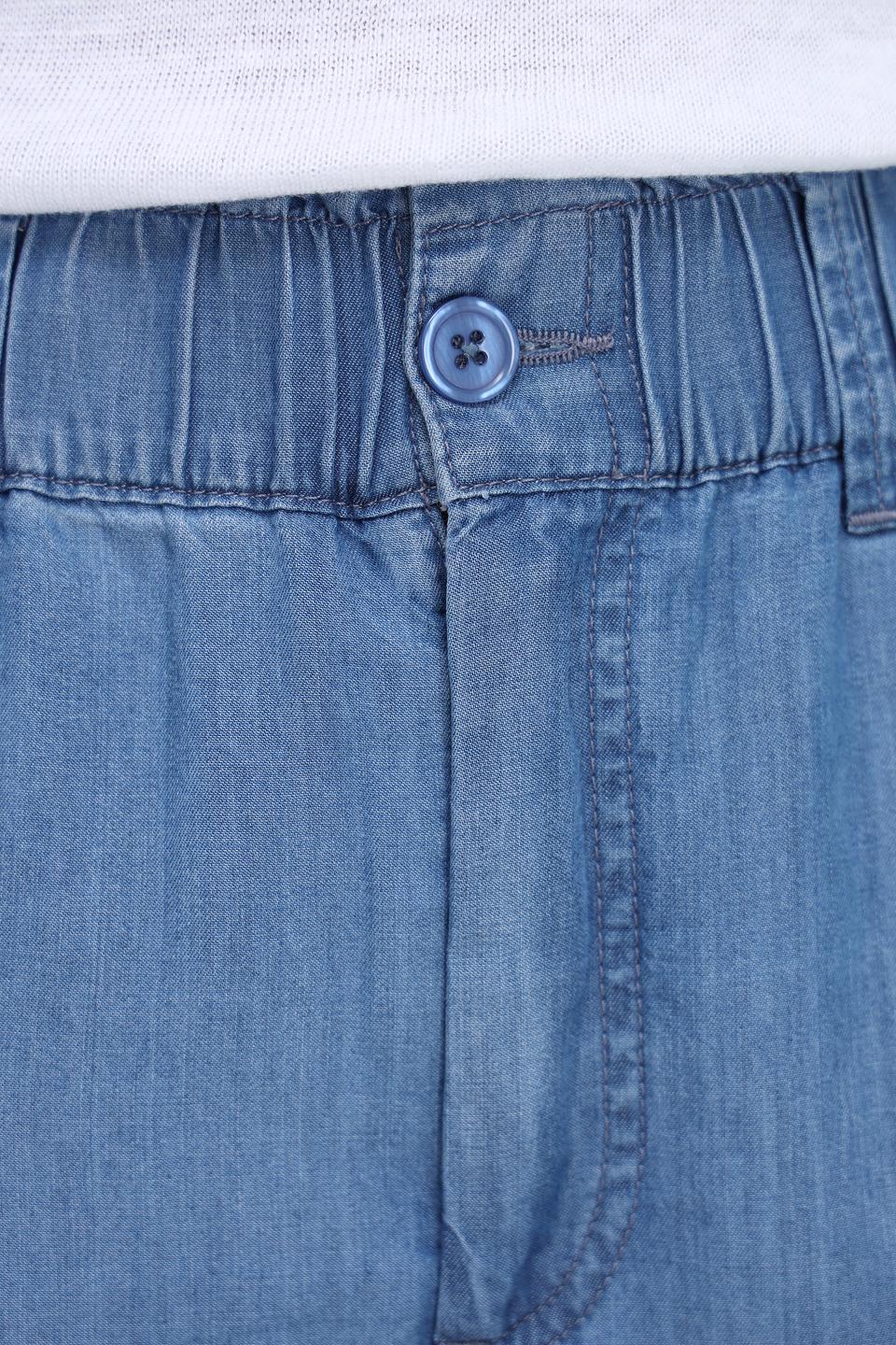 Брюки кюлоты Marc Aurel голубые