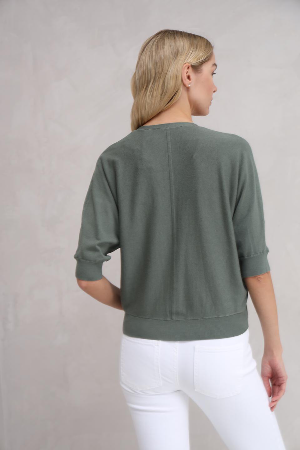 Жакет Bianca с V-образным вырезом хаки