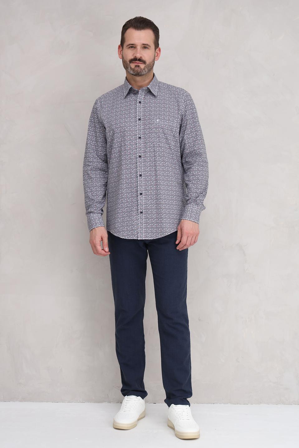 Рубашка Casa Moda с принтом