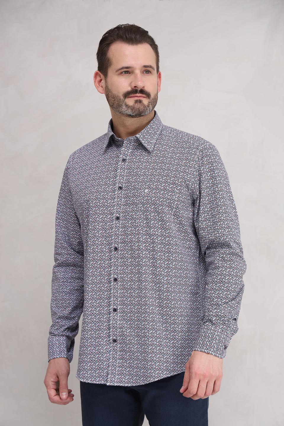 Рубашка Casa Moda с принтом