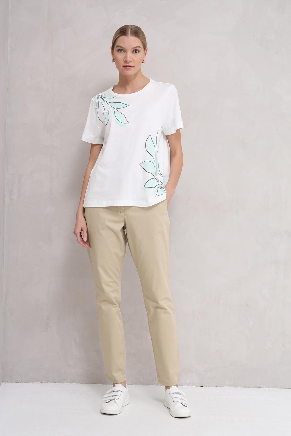 Футболка Tom Tailor с листьями