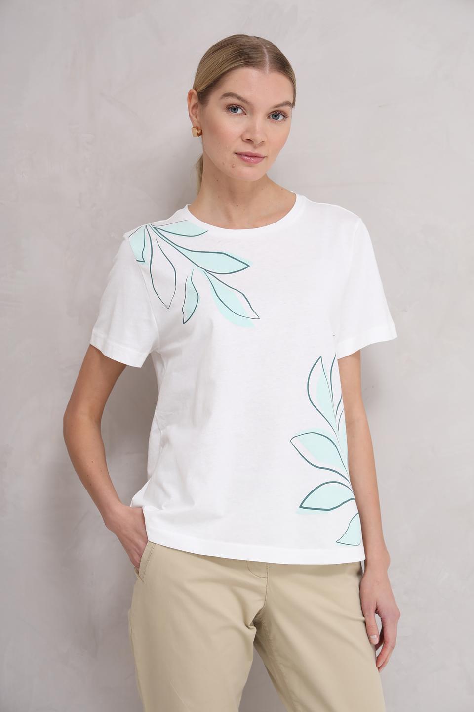 Футболка Tom Tailor с листьями
