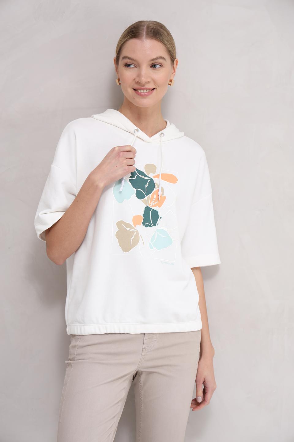 Пуловер Tom Tailor с принтом