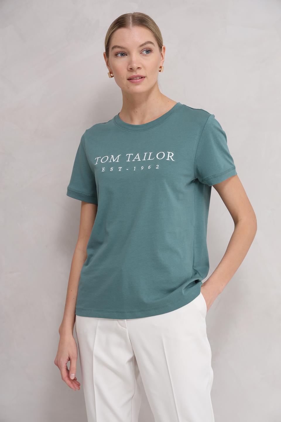 Футболка Tom Tailor EST.1962 зелёная
