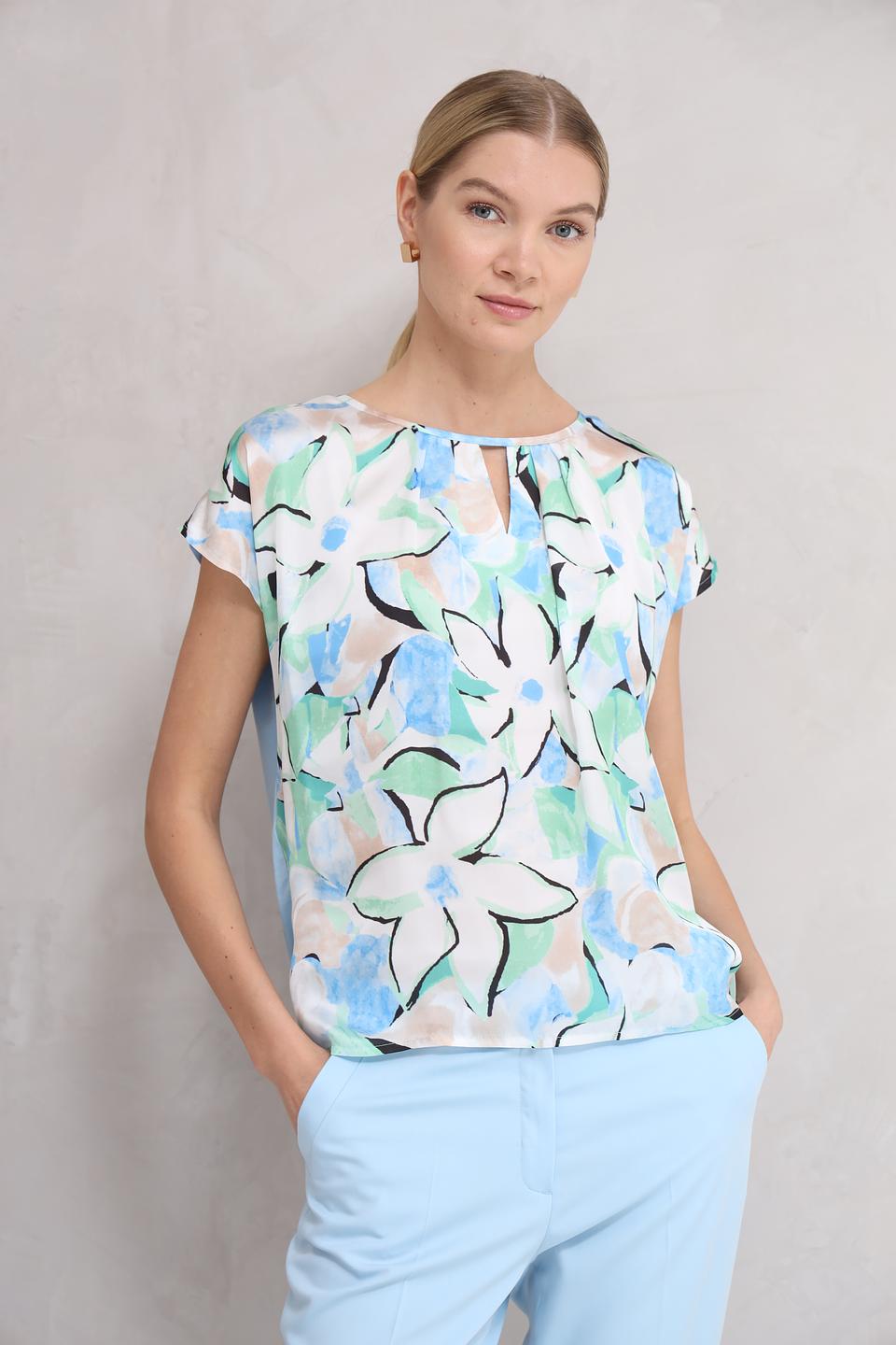 Блуза More and More с цветочным принтом