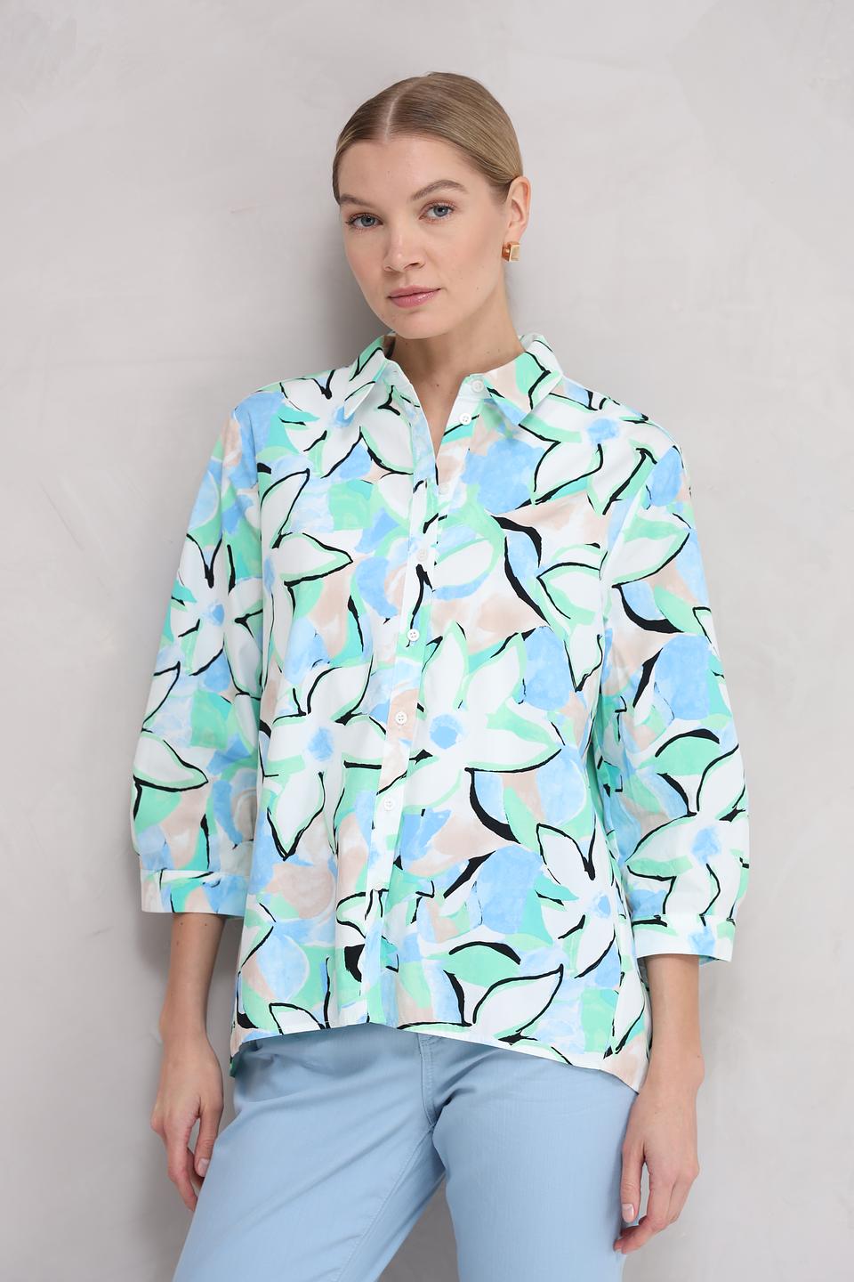 Блуза More and More с цветочным принтом