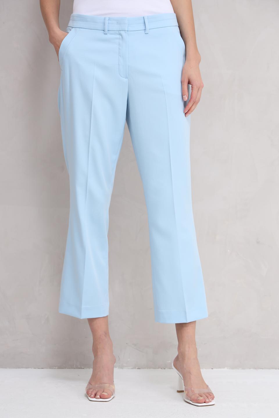 Брюки кюлоты MORE and MORE голубые
