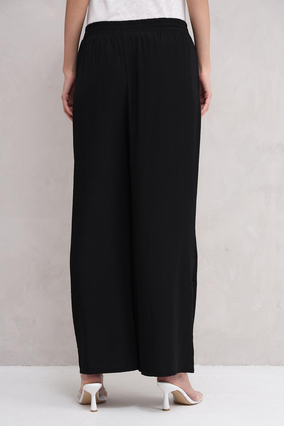 Брюки клёш Broadway чёрные