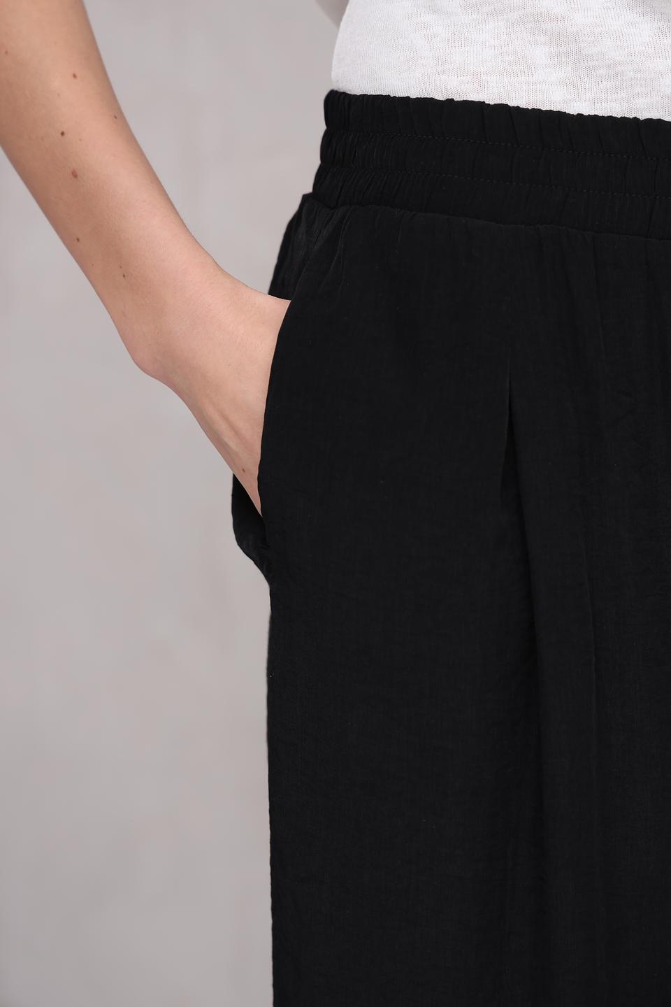 Брюки клёш Broadway чёрные