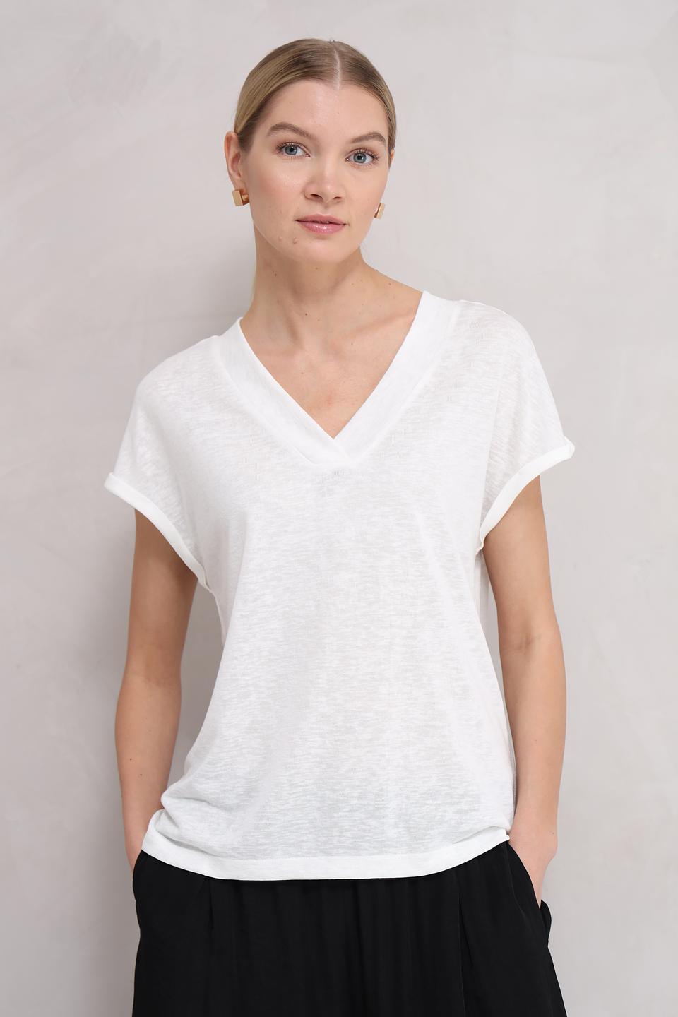 Топ Broadway V-neck белый