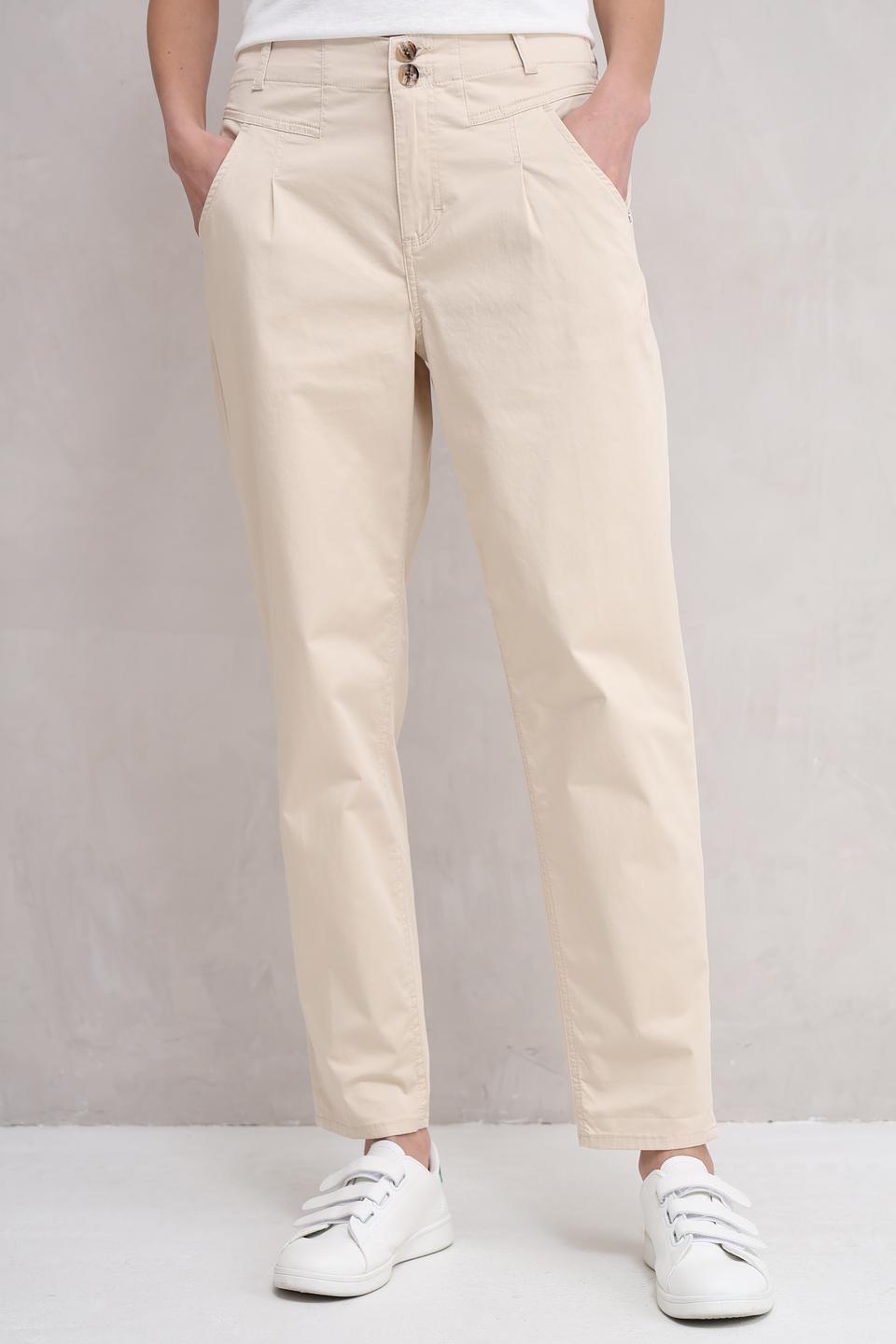 Брюки Angels прямого кроя бежевые