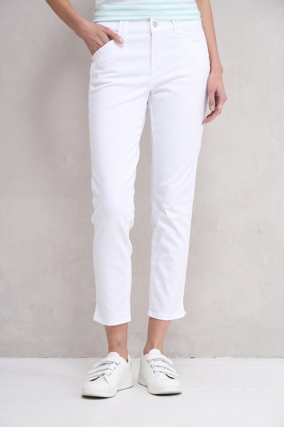 Джинсы Angels укороченные белые