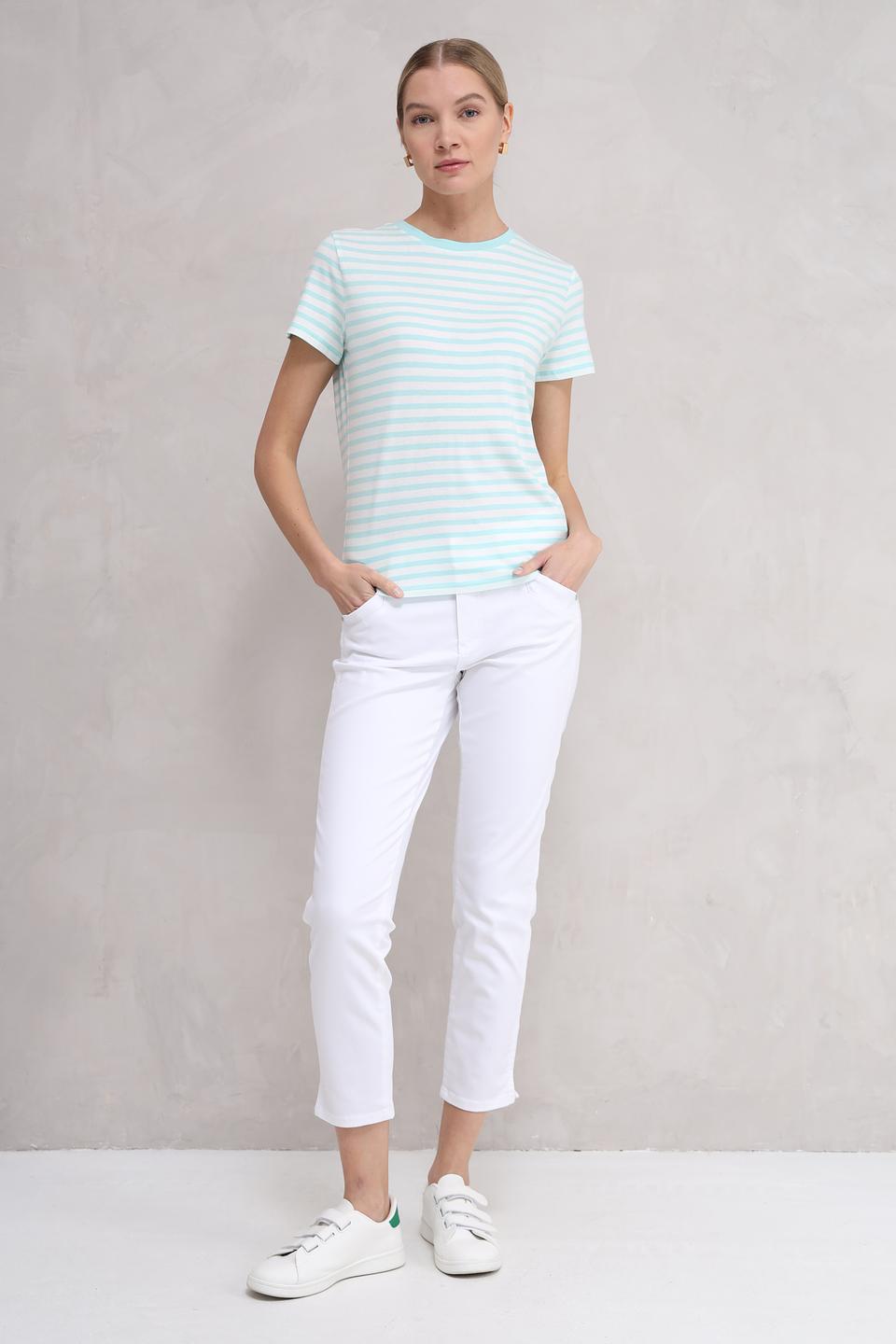 Джинсы Angels укороченные белые