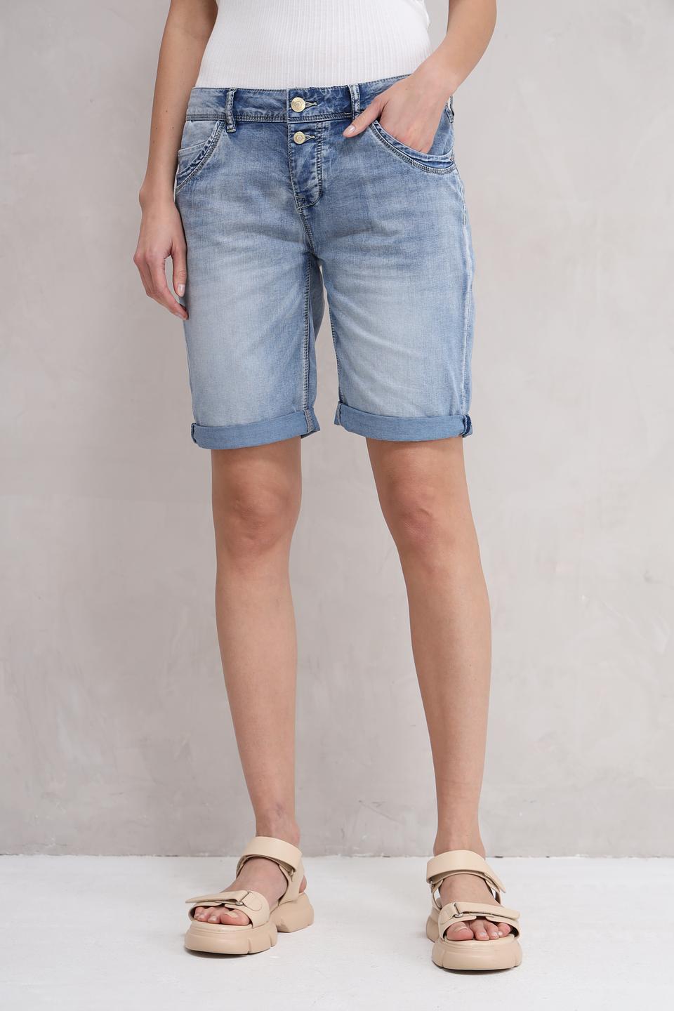 Шорты Time Zone деним голубой