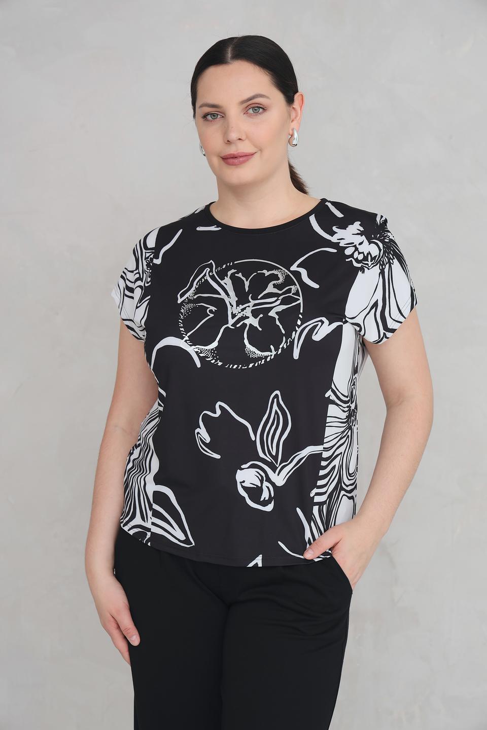 Блуза Tuzzi с цветочным принтом