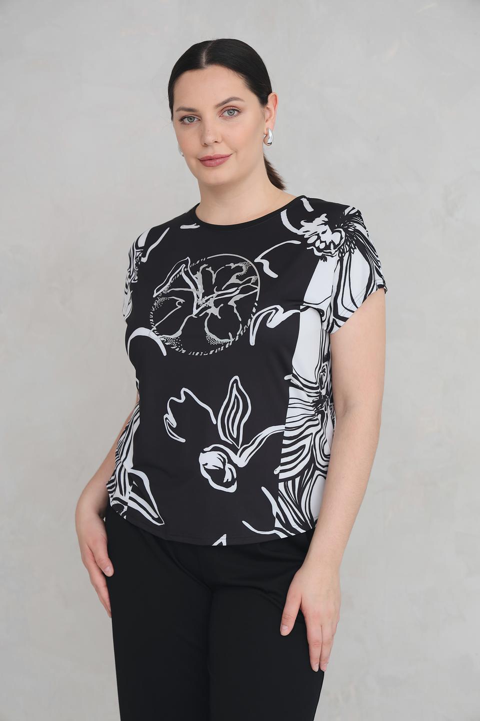 Блуза Tuzzi с цветочным принтом