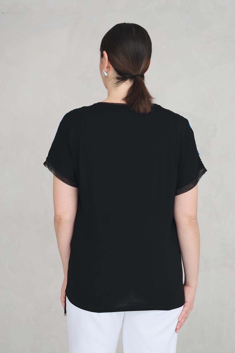 Блуза Via Appia DUE с цветочным принтом