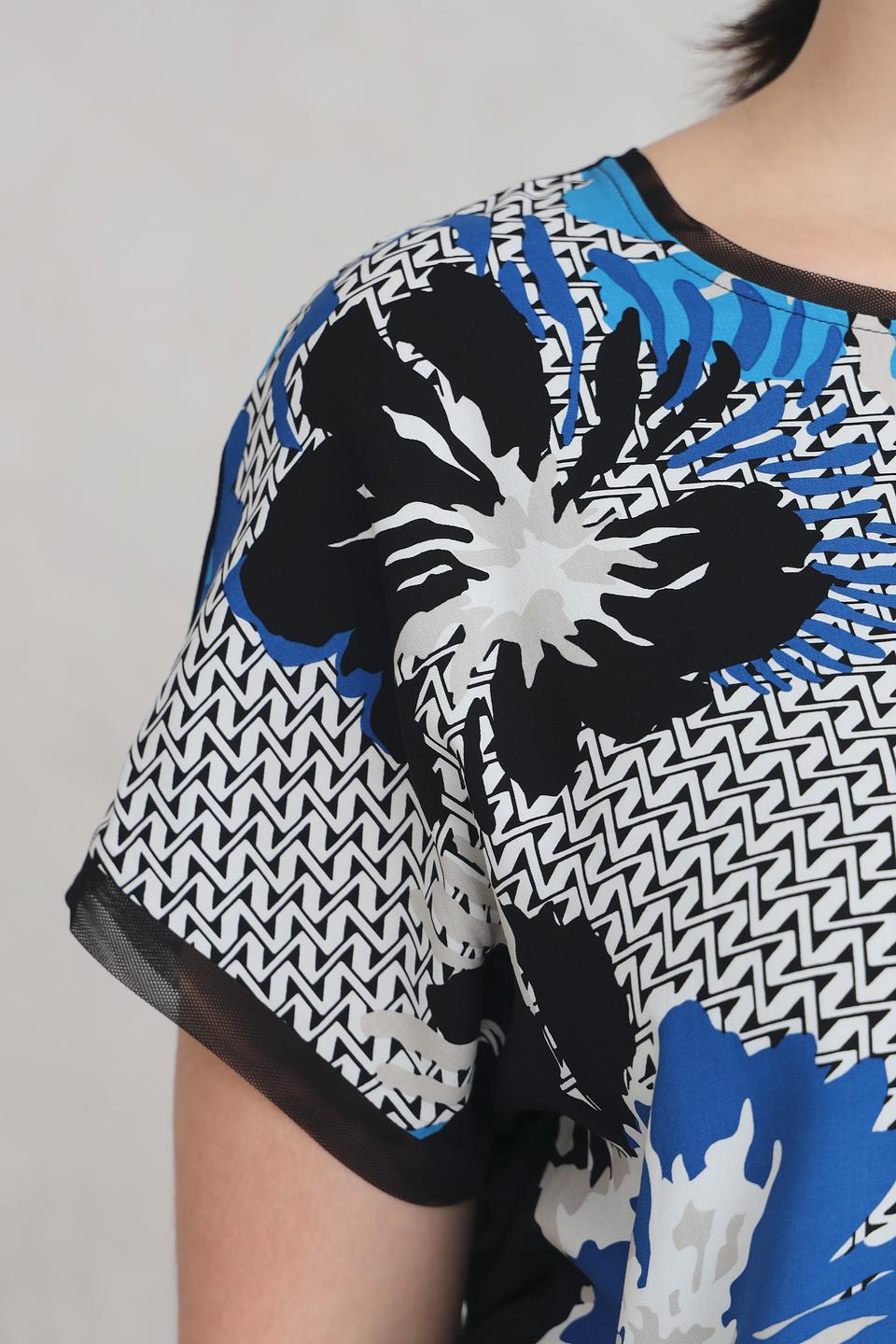 Блуза Via Appia DUE с цветочным принтом