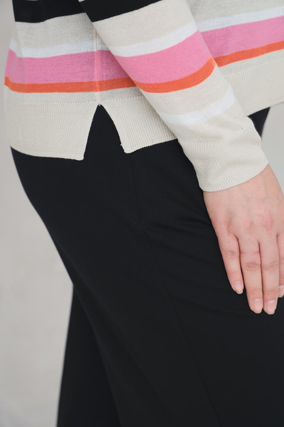 Пуловер Frapp в полоску