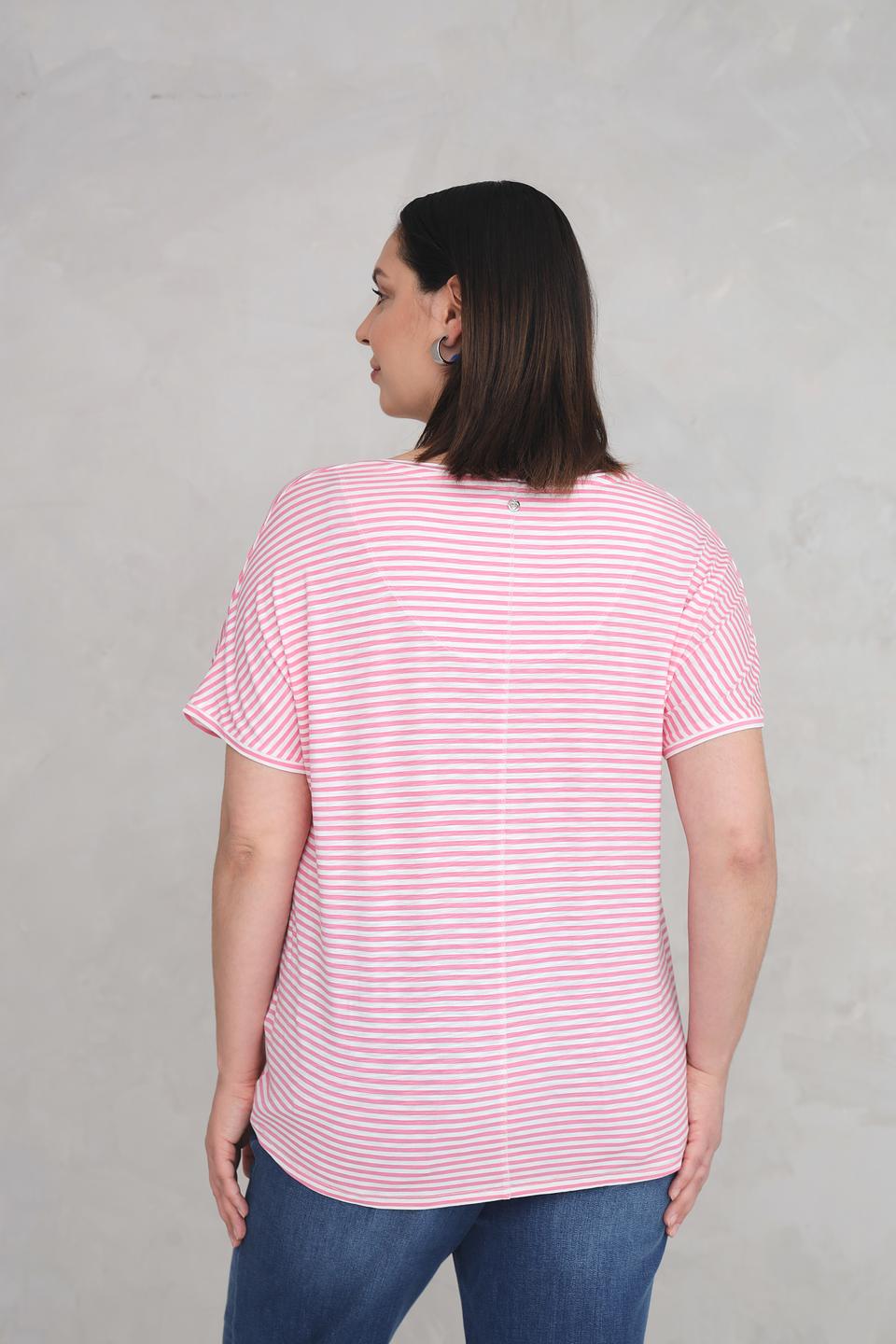 Футболка Frapp в полоску с завязками