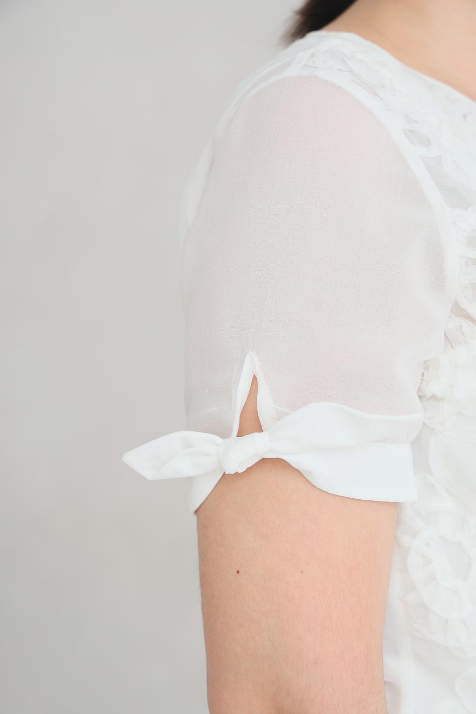 Блуза SE Stenau с кружевом белый