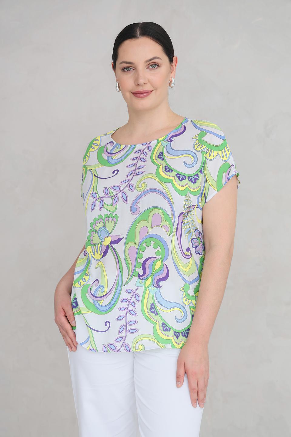 Блуза You Just White с принтом