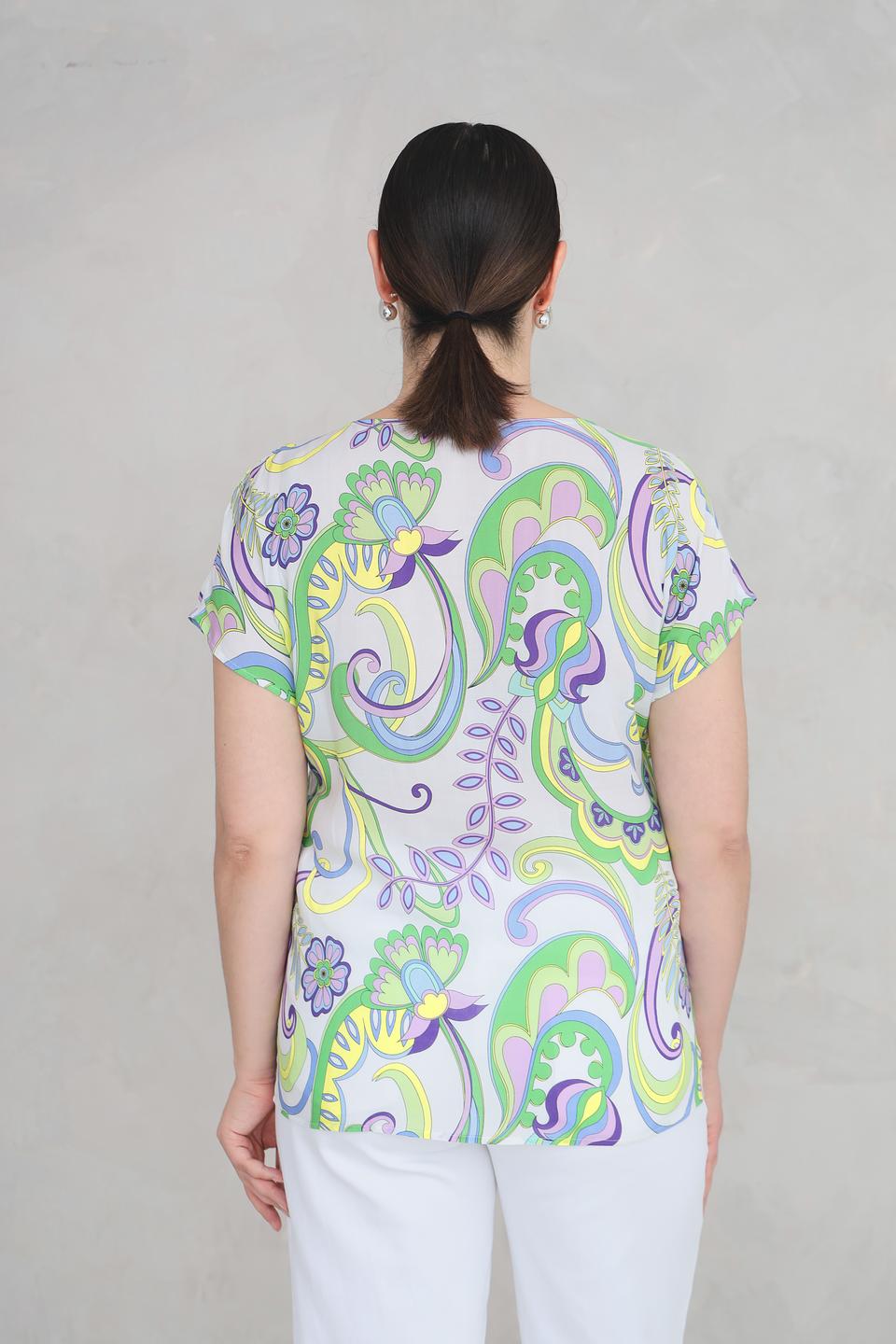 Блуза You Just White с принтом